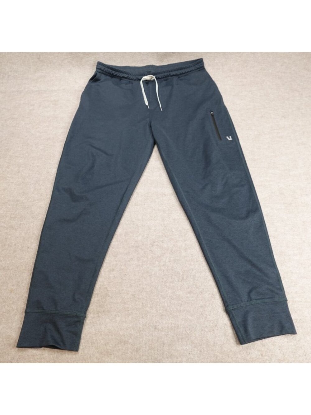 Vuori Mens Pants XL Blue Drawstring Ponto Performance Sunday Jogger V416